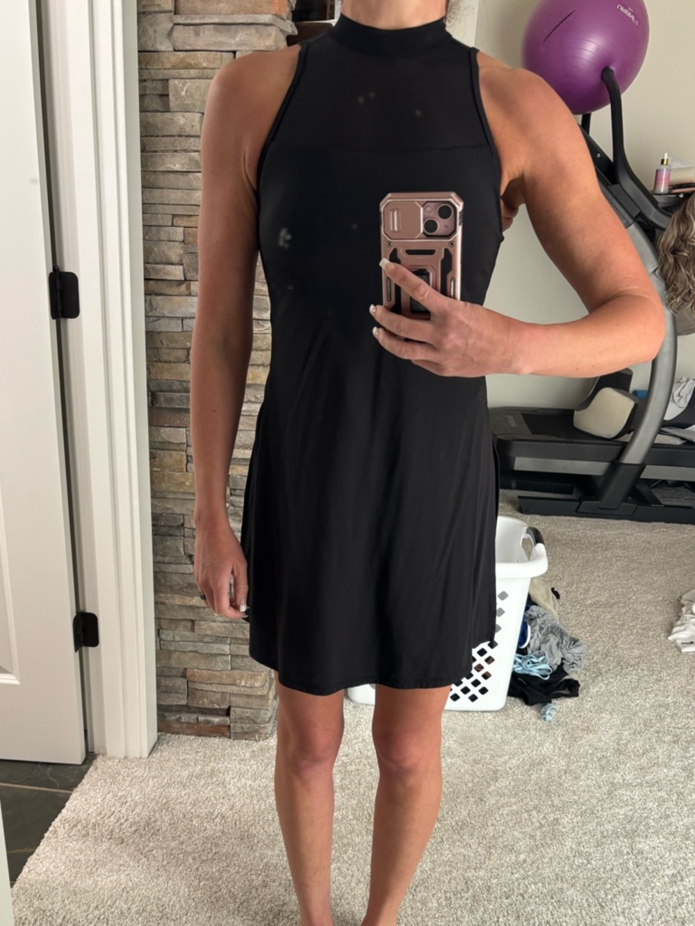 HALARA athletic dress with built in shorts